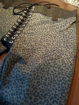 Image of Flared leopard pants S/M