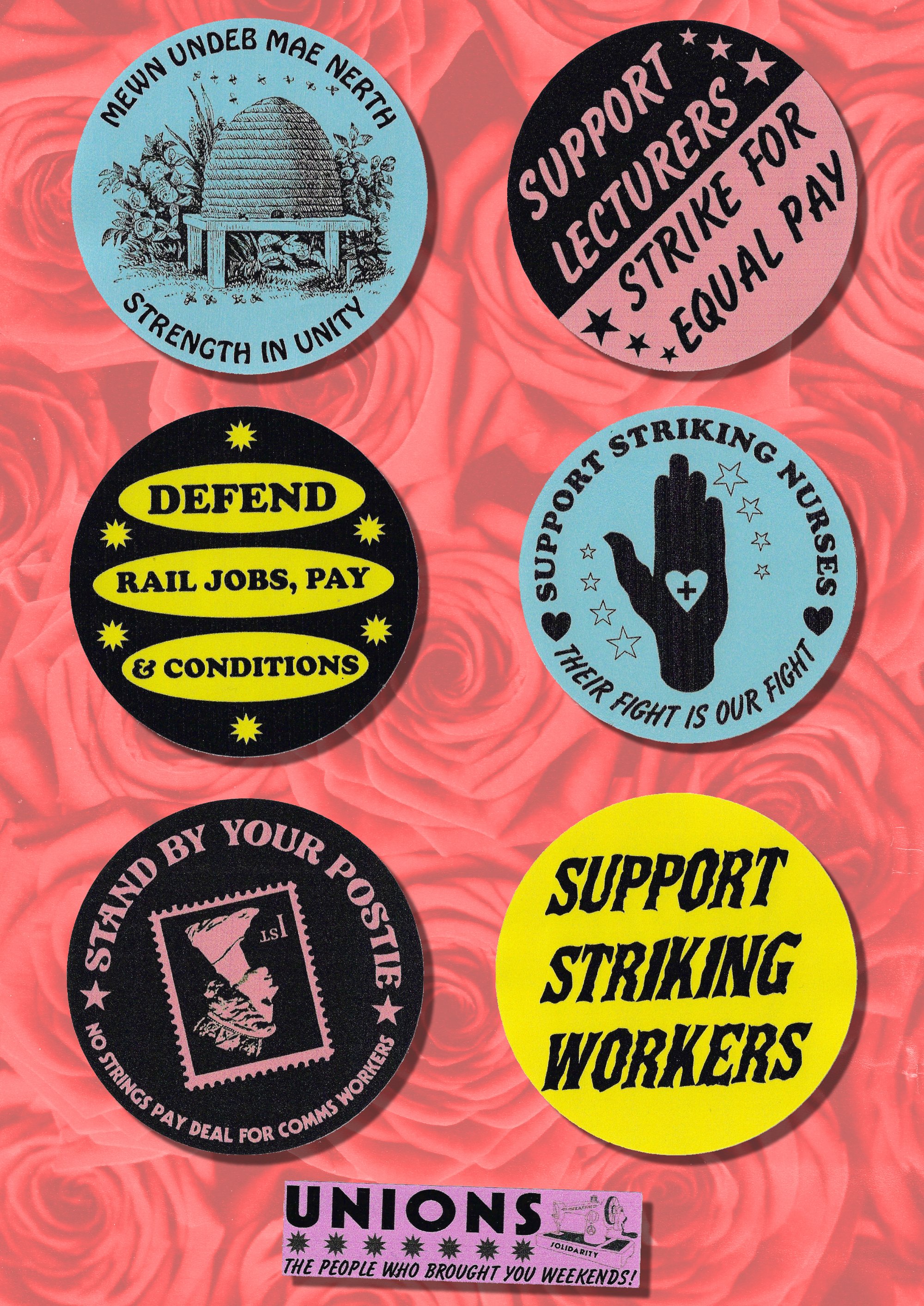 STRIKE FUNDRAISER STICKER PACK | SPAF collective
