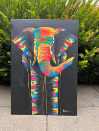 African Elephant Painting