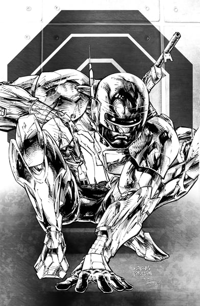 Image of 2023 CREATURE COLLECTION ROBO-V SP1 HOMAGE COVER SILVER EDITION