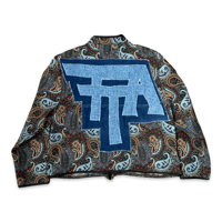 Image 1 of Denim on Denim - Paisley Jacket (M)