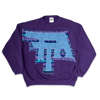 Denim on Denim - Purple Crewneck (L)