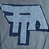 Image 3 of Denim on Denim - Blue Crewneck (L)