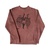 Image 1 of Coco Brown Collection - Cat Crewneck (S)