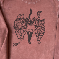 Image 2 of Coco Brown Collection - Cat Crewneck (S)