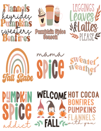 Image 3 of Fall Feels Organic Lip Balm - Mix of 6  Flavors/Labels in Burlap Gift Bag 