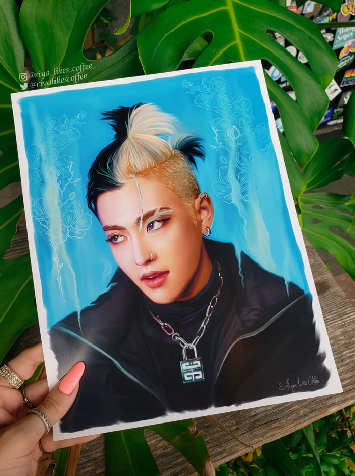 "HongJoong"  Large Art Print 8.5 x 11