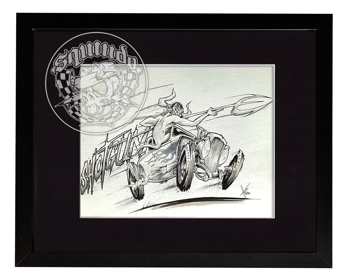 "Devils Riding Shotgun" original ink SQUINDO