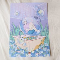 Image of Bathtub A4 Print