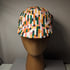 Cotton cycling cap - geometric lines Image 2