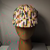 Image 2 of Cotton cycling cap - geometric lines