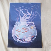 Image of A4 Jelly Fishbowl Print