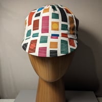 Image 2 of Cotton cycling cap - rectangles 