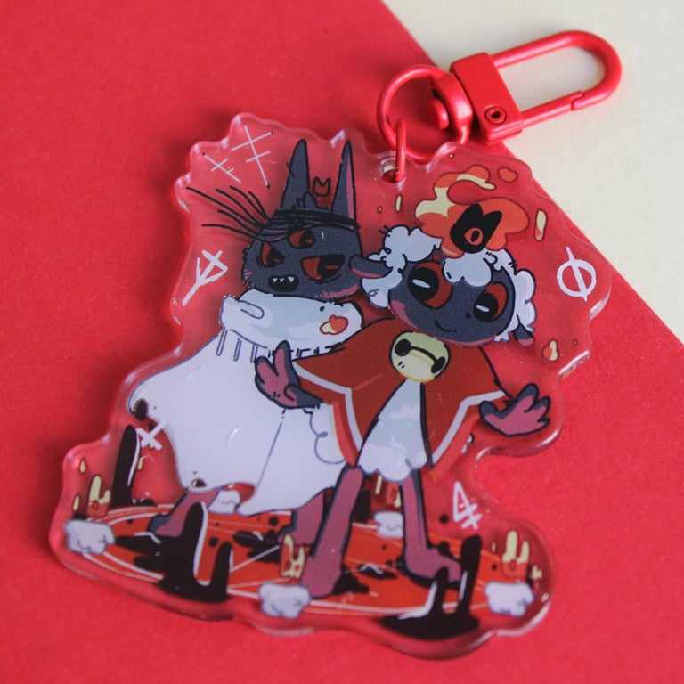 Cult of the lamb - Keychain