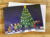 Christmas Tree Greeting Card (single or multipack)