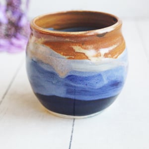 Image of Colorful Handcrafted Pottery Mug, 14 Ounce Capacity, Made in USA