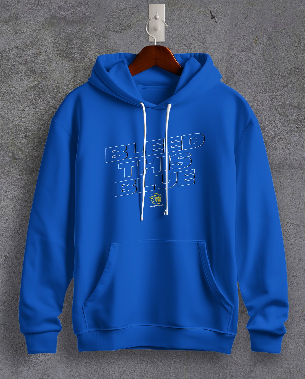 Image of Bleed This Blue Hooded // GLF 2023 