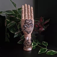 Image 2 of Sacred heart wooden hand