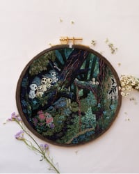 Embroidery - Kodama forest