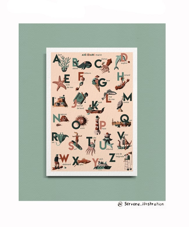 " Abécédaire Pays basque et Marin " (deux au choix)