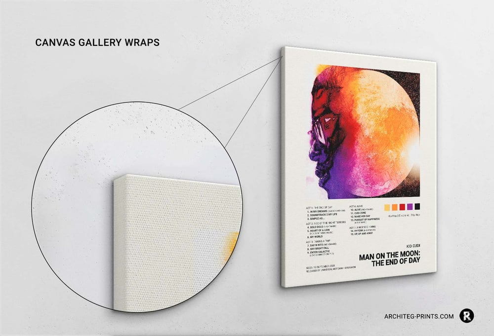Kid Cudi - Man on the Moon: The End of Day Album Cover Poster