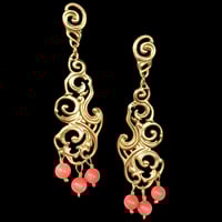 NUAGES BAROQUE Earring Big - Corail