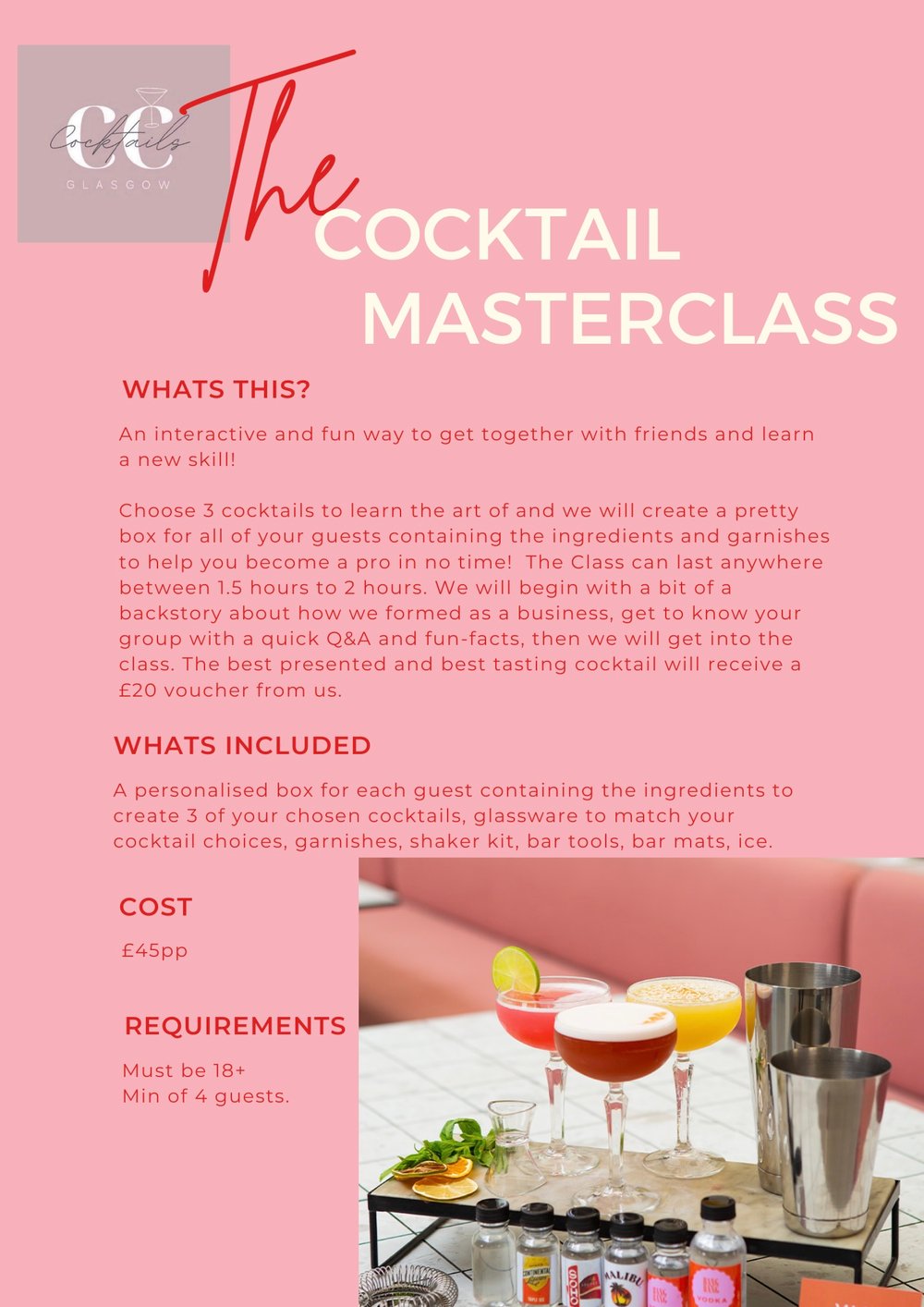 Image of Cocktail Masterclass