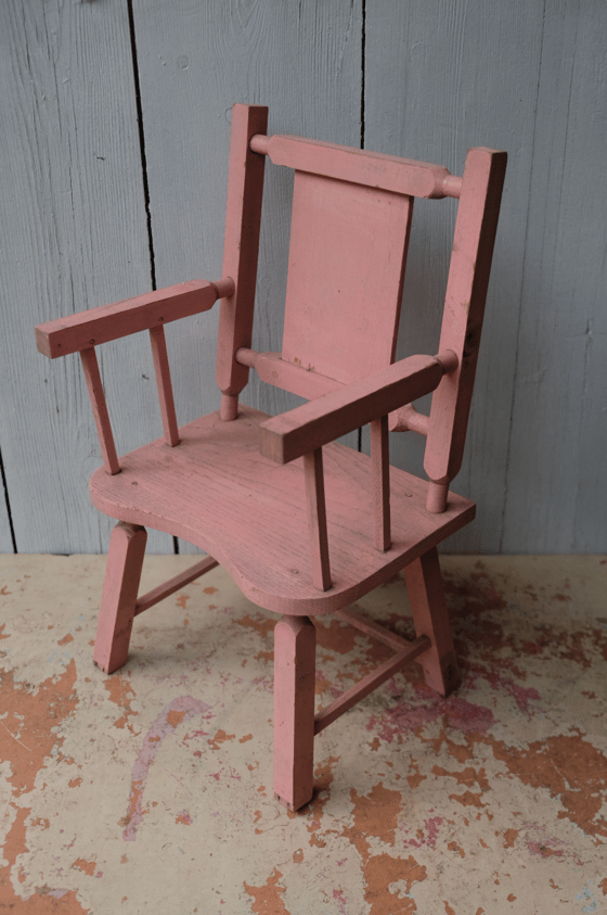 Image of Chaise enfant rose