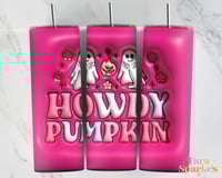 20oz 3D Howdy Pumpkin Tumbler