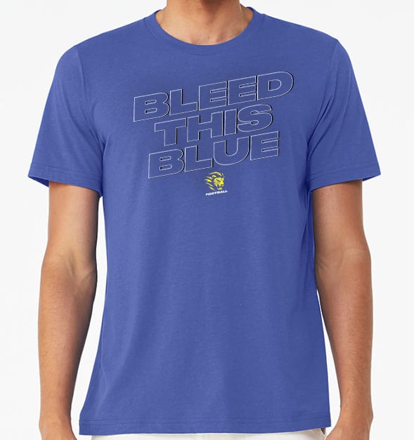 Image of Bleed This Blue Tee // Solid Royal Blue  // GLF 2023