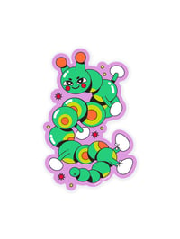 Image 1 of Glossy Caterpillar Sticker