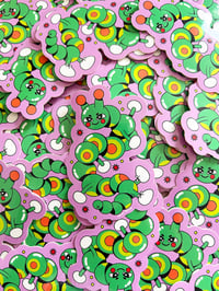Image 2 of Glossy Caterpillar Sticker