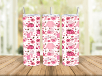 Pink Autumn Tumbler