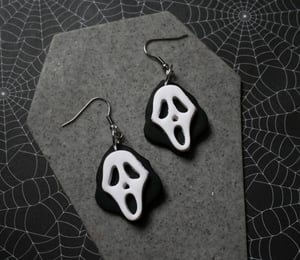 Image of Ghost face earrings 