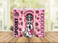 Pink Spooky Starbucks Tumbler