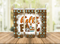 Hello Fall Gnome Tumbler