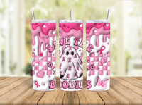 Save The Boobies Ghost Tumbler