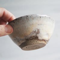 Image 16 of Three Rustic Prep Bowls in Milk and Honey Glaze, Handcrafted Small Bowls, Made in the USA