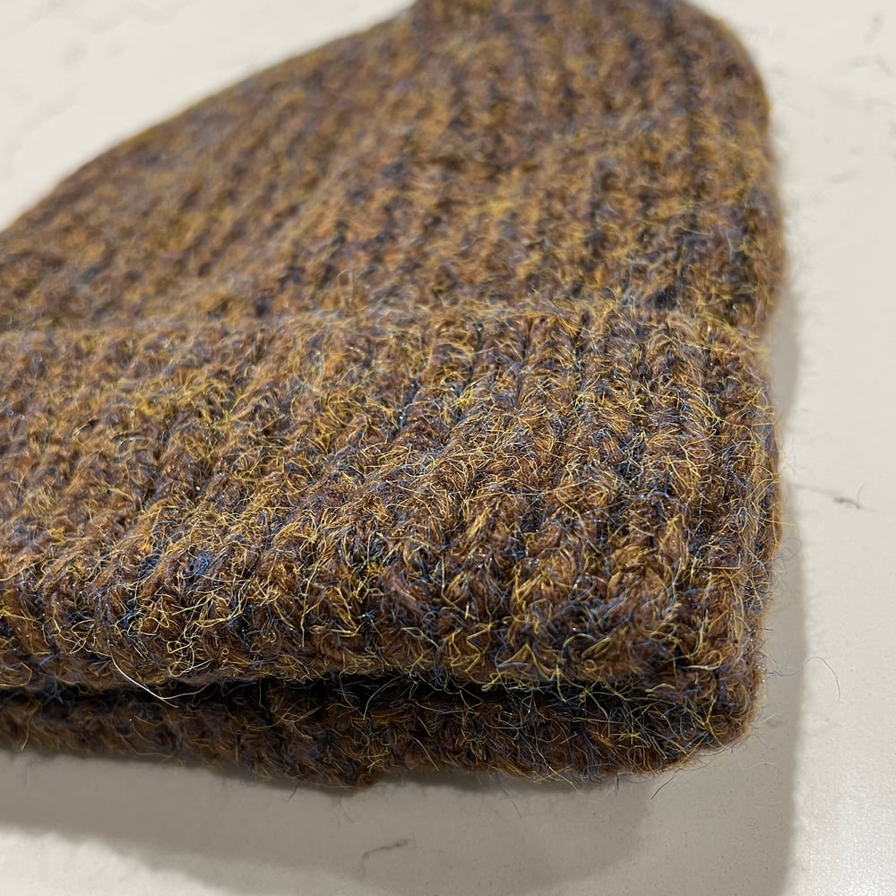 MOCHA Brushed Yarn Beanie Hat (Fleece Lined)