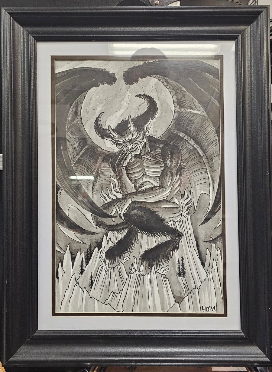Image of Tchort - Devils Reign I original art - Andy Howl