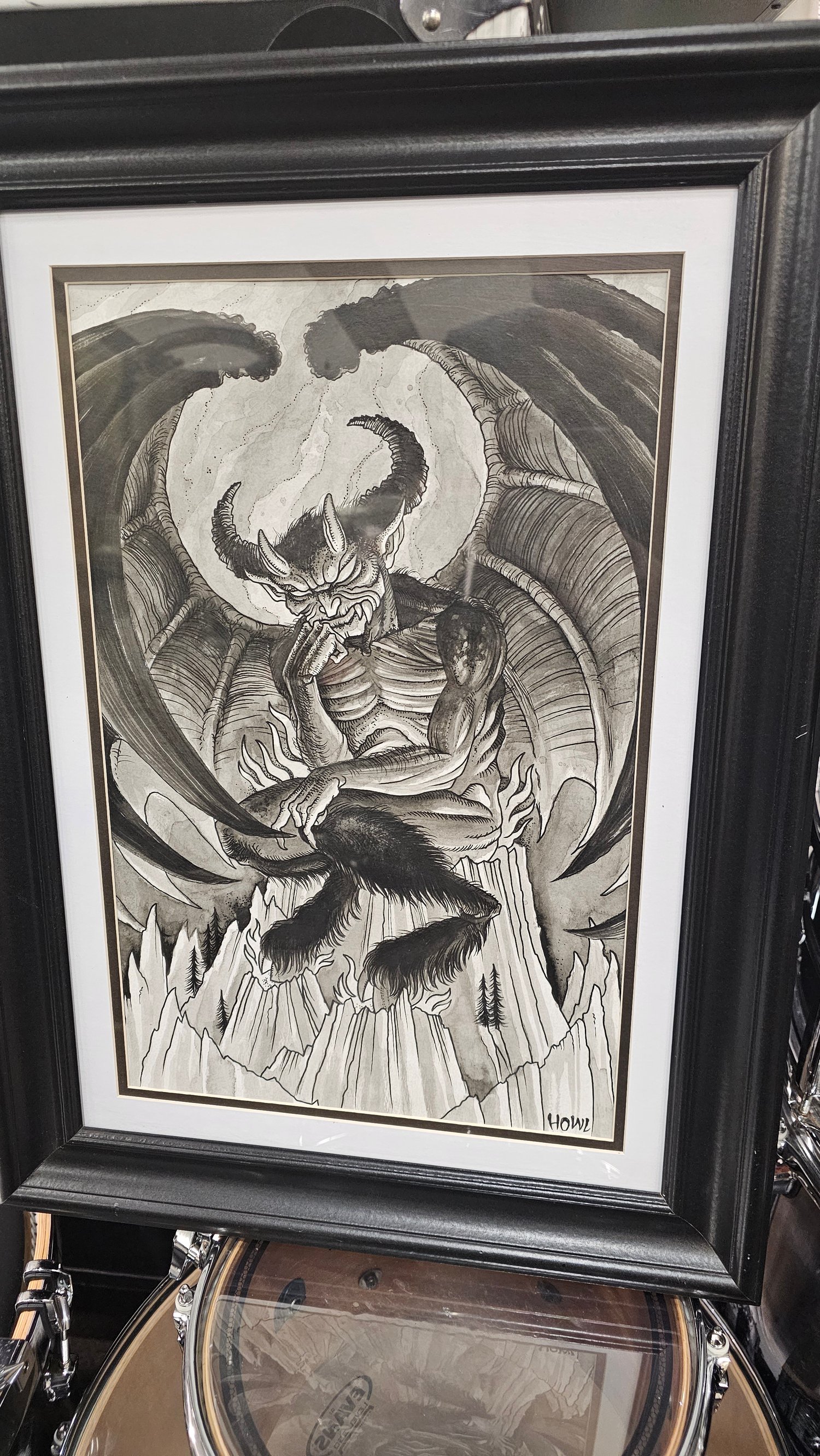 Image of Tchort - Devils Reign I original art - Andy Howl