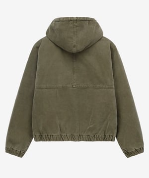 Image of STUSSY_WORK JACKET INSULATED CANVAS :::OLIVE DRAB:::