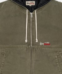 Image 3 of STUSSY_WORK JACKET INSULATED CANVAS :::OLIVE DRAB:::
