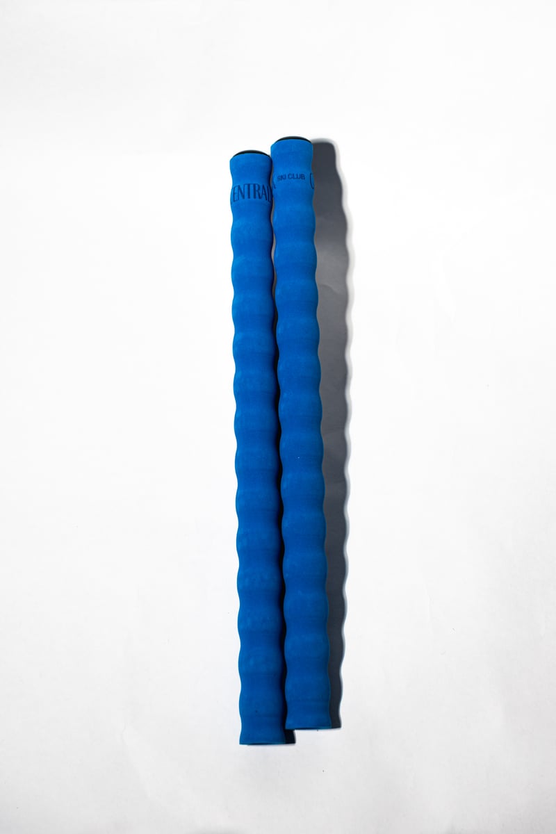 Blue - Extended Ski Pole Grips | Central Park Ski Club