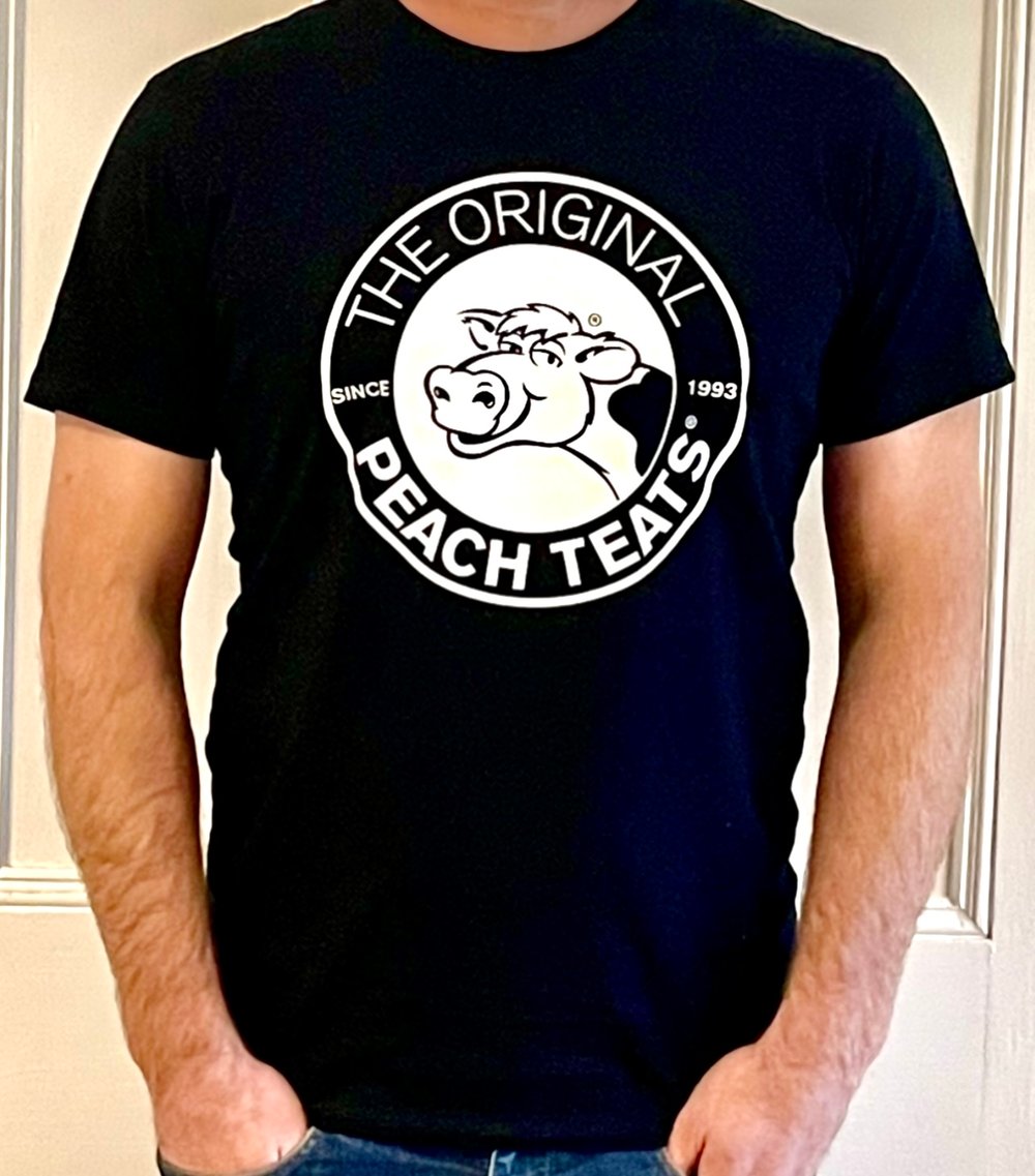 Image of Black Peach Teats Original Tee - Unisex/mens