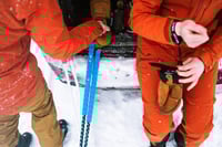 Image 2 of Blue - Extended Ski Pole Grips