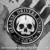 Image 1 of Hearse Drivers Union Grille Badge 3.0
