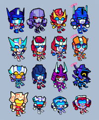 Image 2 of NEW PREORDER Bite-Size Bots Mini Charms!