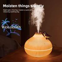 Image 2 of BulbMist 300ml Portable LED Aroma Diffuser & Humidifier