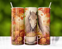 Fall Horse Tumbler